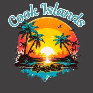 Cook Islands Sunset Palms Design