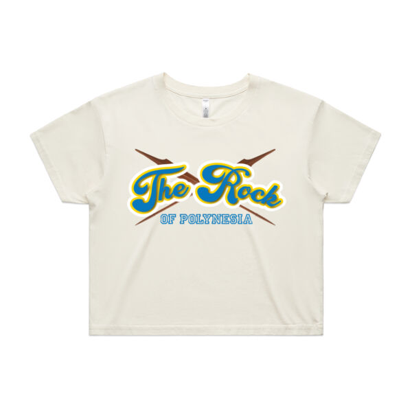 Niue 683 STAMP - The Rock of Polynesia - Womens Crop Tee Thumbnail