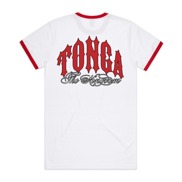 Toko Pride - The Kingdom - TONGA - Mens Ringer Tee Thumbnail