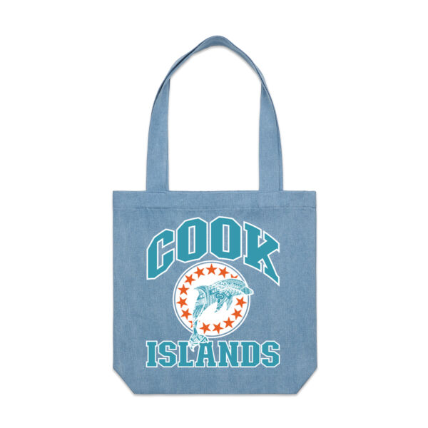 Cook Islands - Papati - Denim Carrie Tote Thumbnail