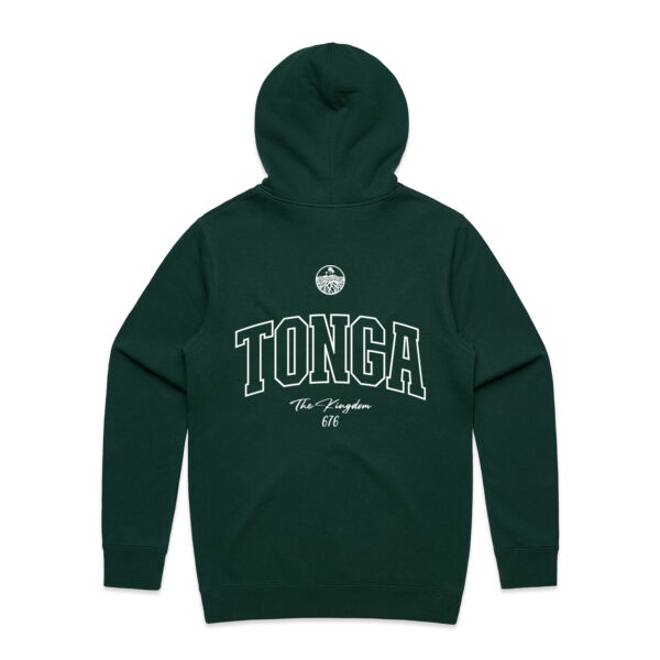 Tonga - The Kingdom - 676 - Mens Stencil Hoodie Thumbnail