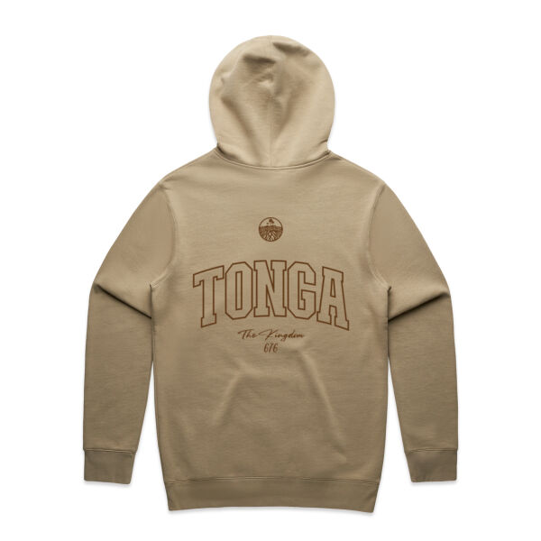 Tonga - The Kingdom - 676 - Mens Stencil Hoodie Thumbnail