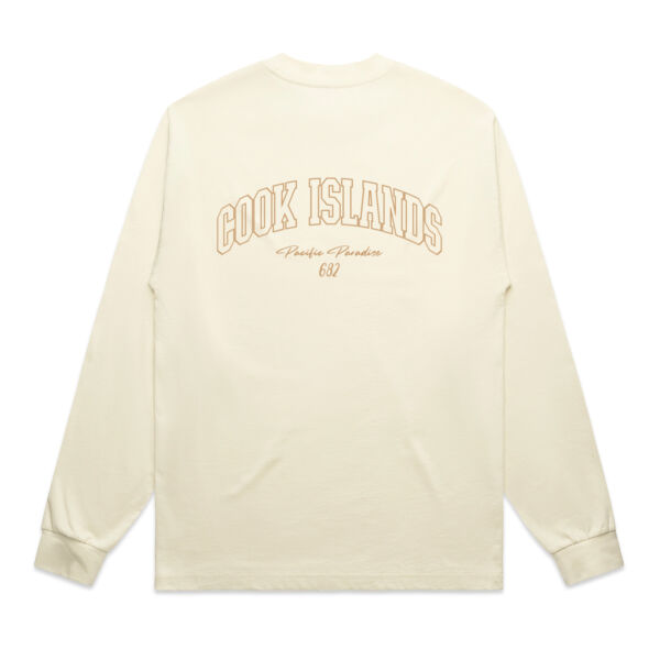 Cook Islands Pacific Paradise 682 - Mens Heavy Long Sleeve Tee Thumbnail