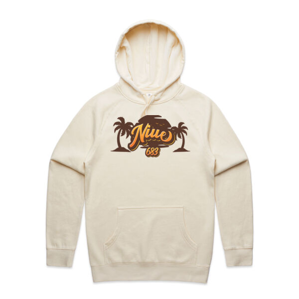 Niue Sunset Palms - Mens Supply Hood Thumbnail