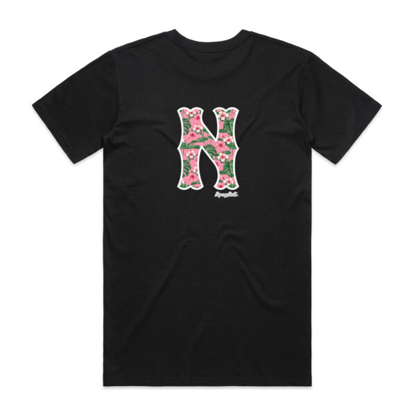 Niue Pink Hibiscus - Mens Staple T shirt Thumbnail