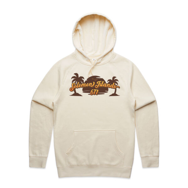 Solomon Islands Sunset Palms - Mens Supply Hood Thumbnail
